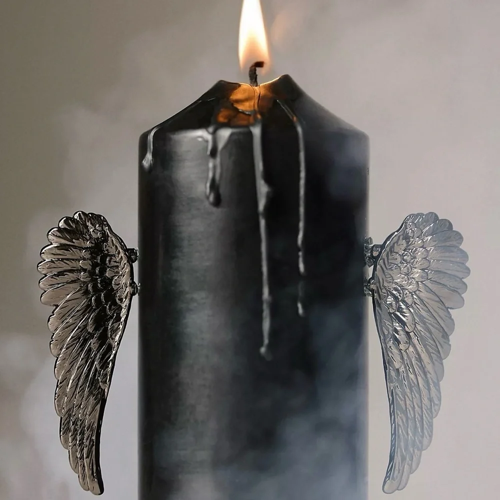 Anthropologie Wings Candle Pin Charms  - New